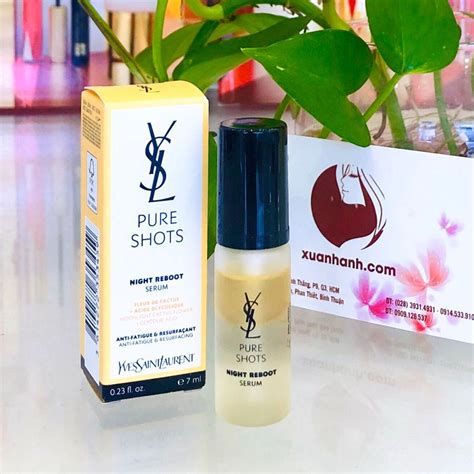 Serum Yves Saint Laurent Pure Shots Reboot cấp nước, tái tạo 